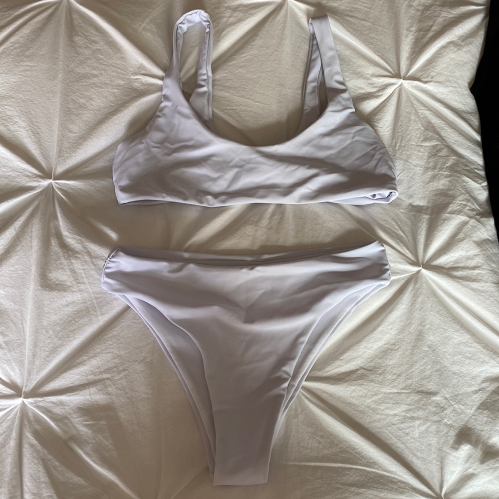 White bikini